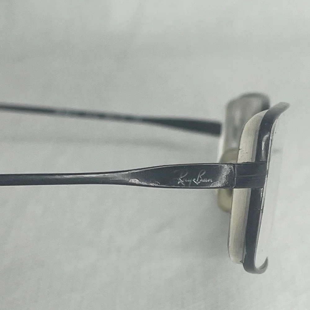 Ray Ban Titanium Rectangle Metal Wrap Eyeglasses Frame ONLY RB-8610 52[]18-140